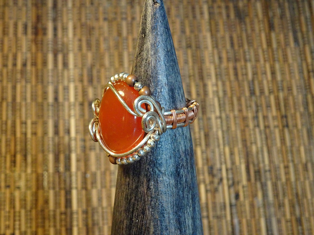 Image d'illustration du produit Bague Cornaline