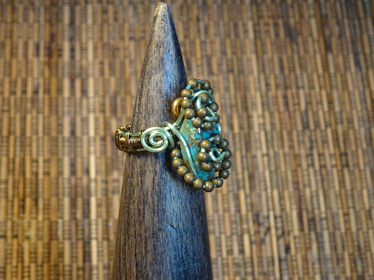 Image d'illustration du produit Bague chrysocolle