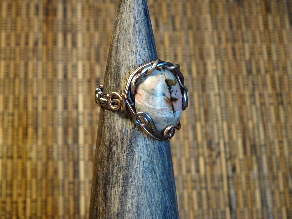 Image d'illustration du produit Bague rhodonite