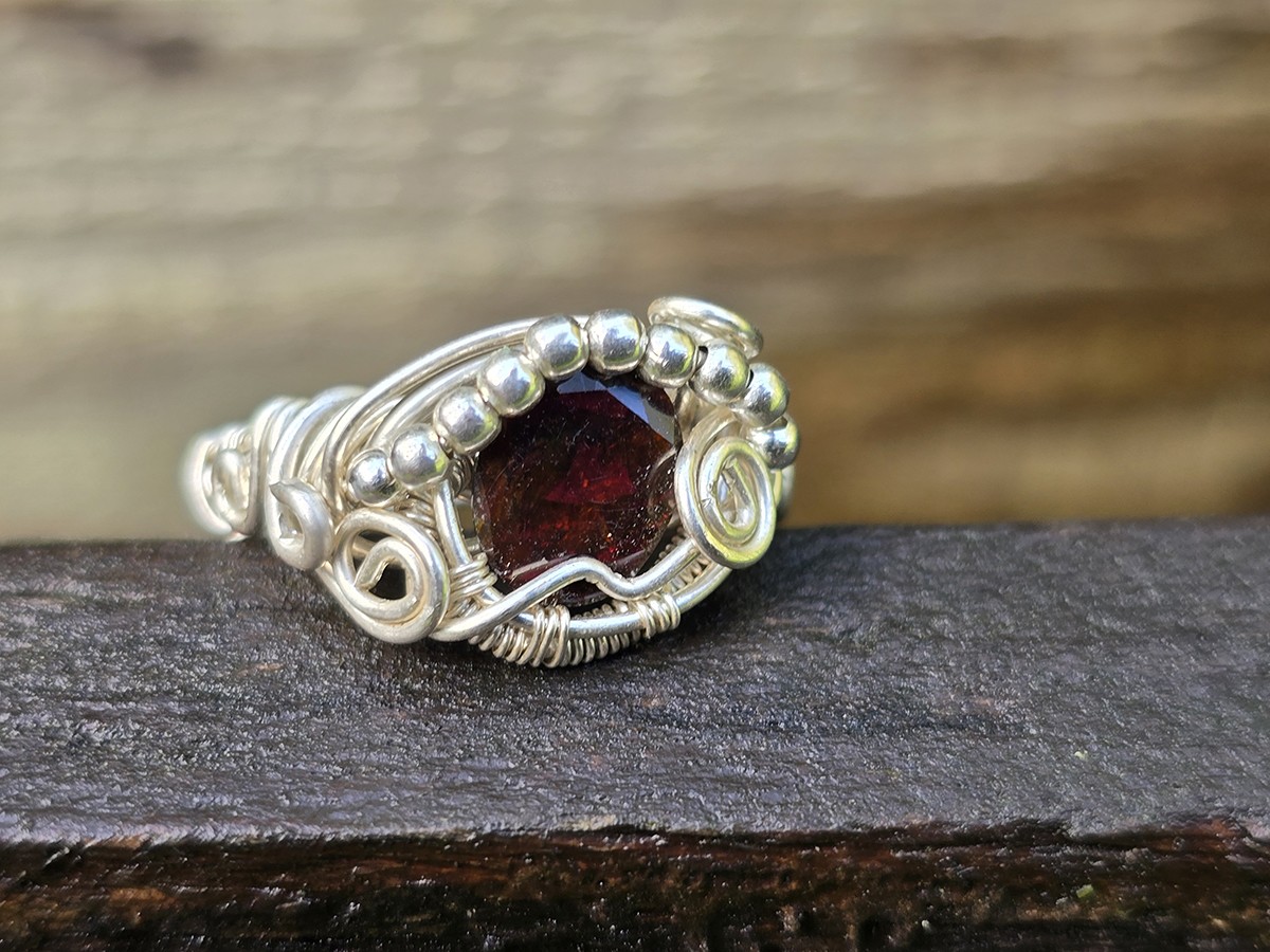 Image d'illustration du produit Bague opale fumée