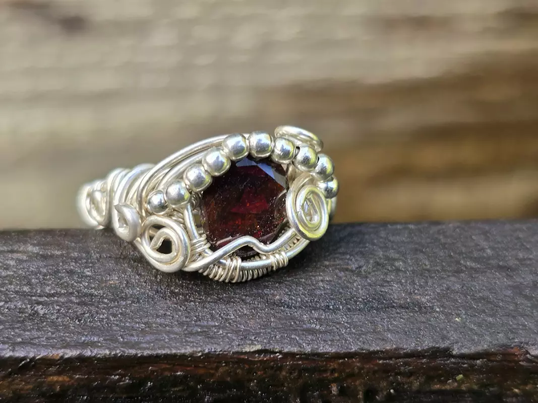 Image d'illustration du produit Bague opale fumée