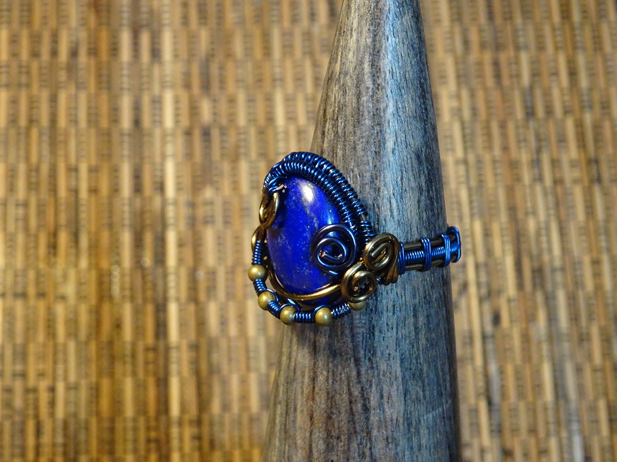 Image d'illustration du produit Bague Lapis lazuli