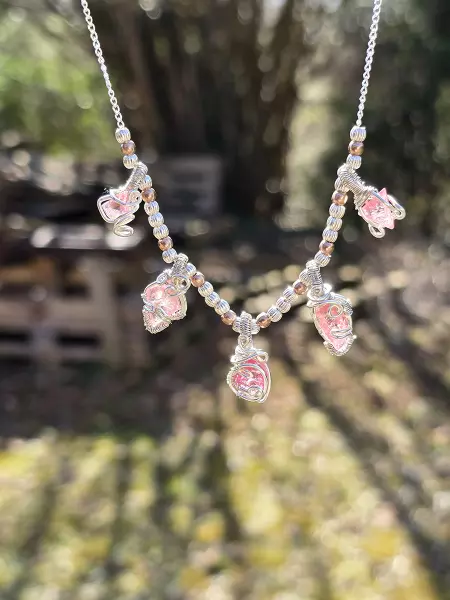 Image de couverture du produit Collier en argent et petites tourmalines