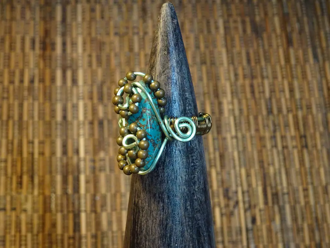 Image d'illustration du produit Bague chrysocolle