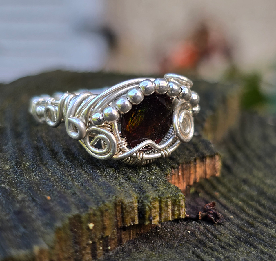 Image de couverture du produit Bague opale fumée