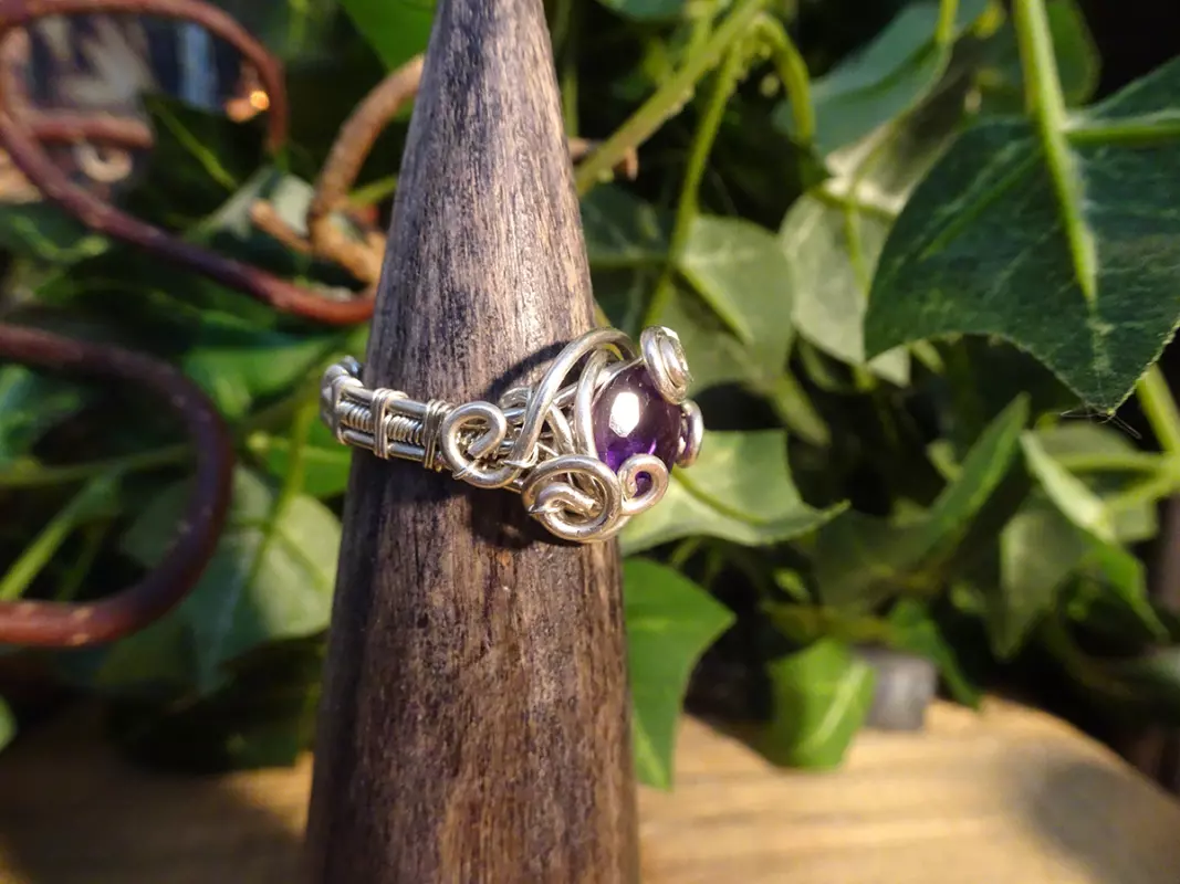 Image d'illustration du produit Bague tourmaline violette