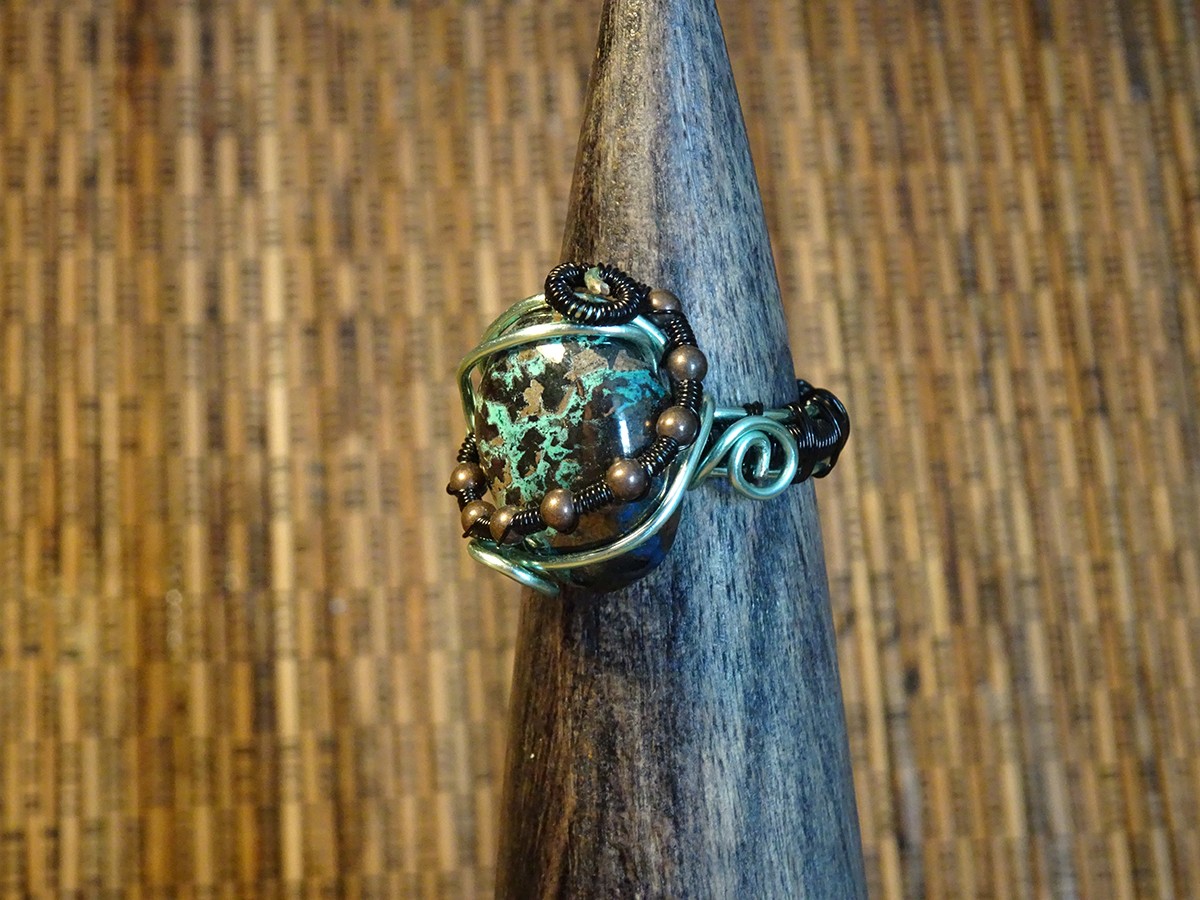 Image d'illustration du produit Bague chrysocolle