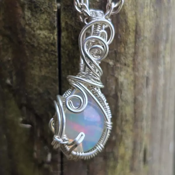 Image de couverture du produit Pendentif argent et opale wello