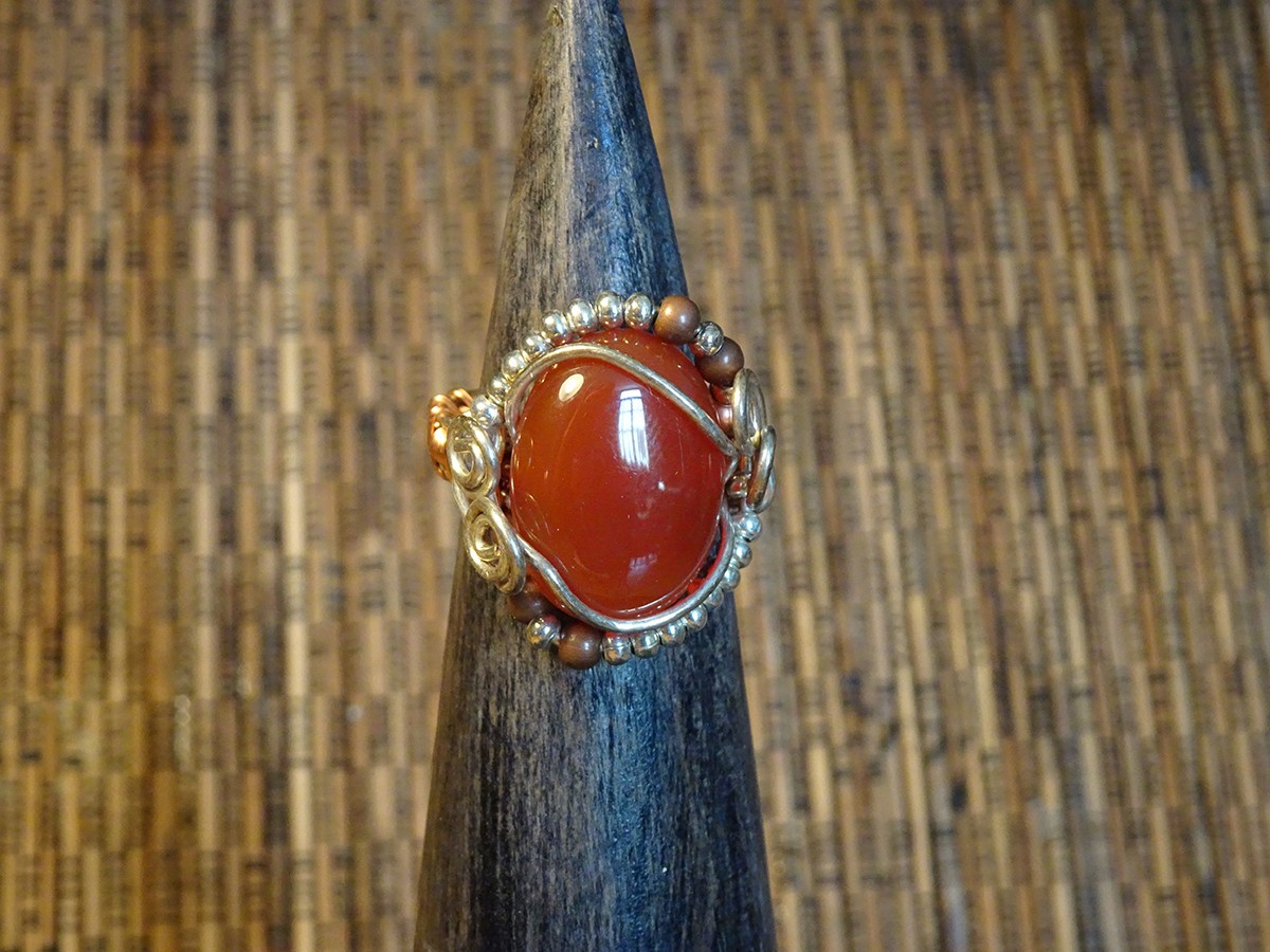 Image de couverture du produit Bague Cornaline