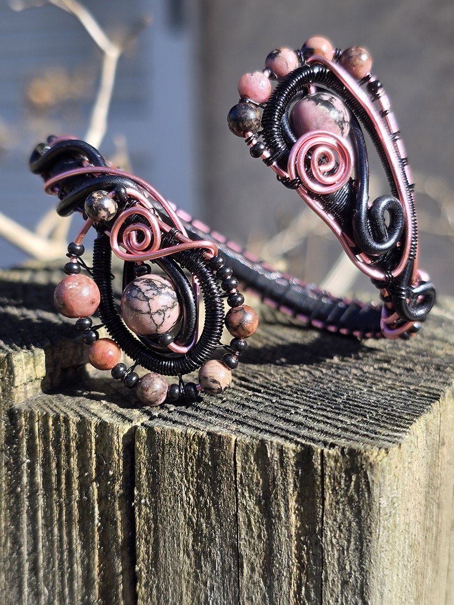 Image d'illustration du produit Bracelet serpent Rhodonite