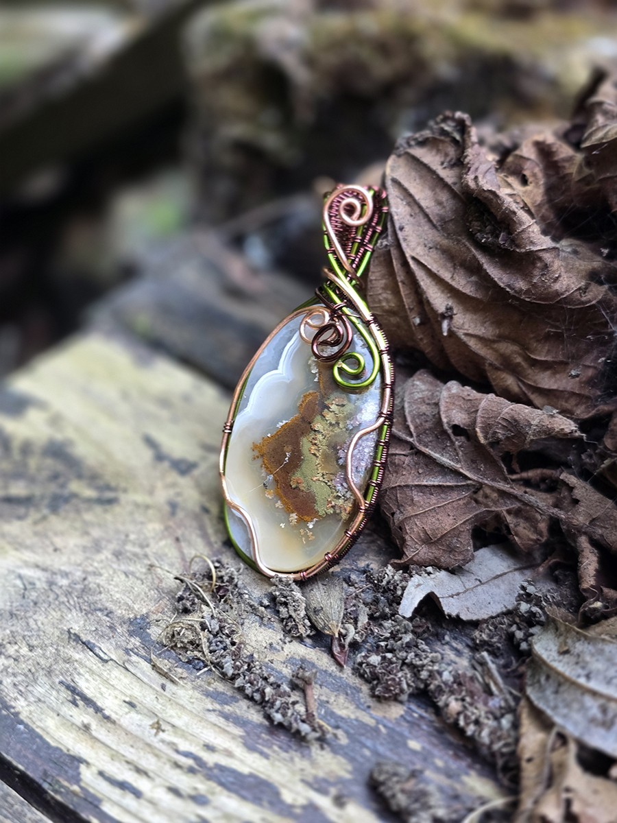 Image de couverture du produit Pendentif agate mousse