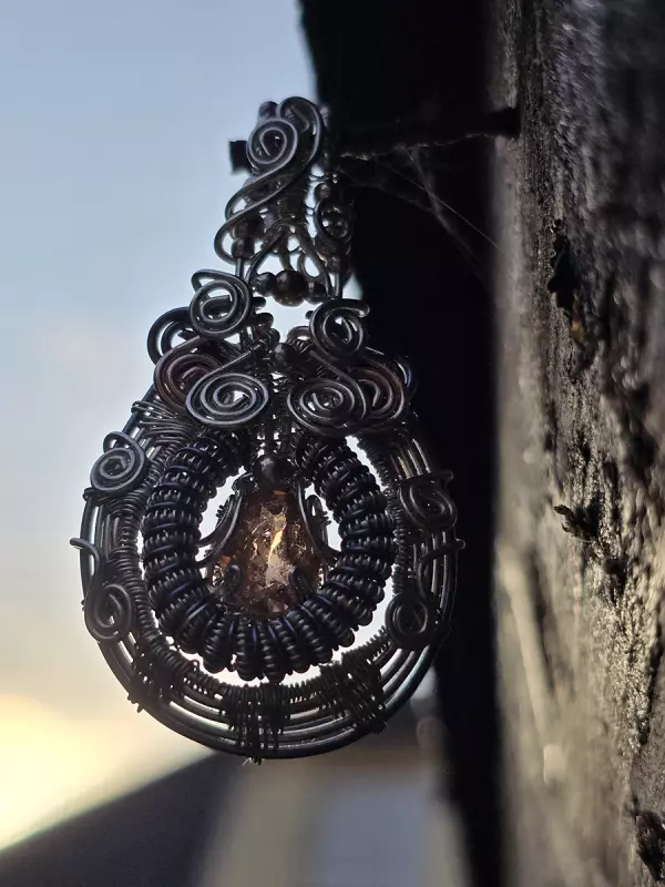 Image d'illustration du produit Médaillon argent et tourmaline